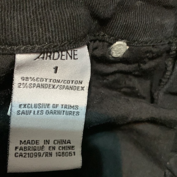 Ardene shortie black shorts size 1 - Picture 4 of 4